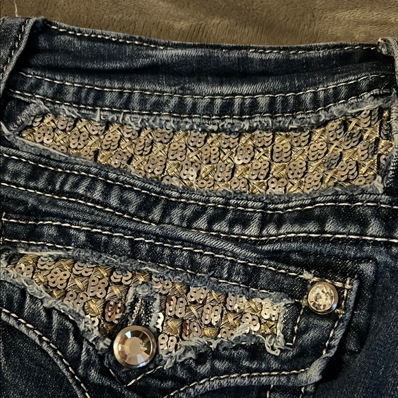 Miss Me Blue Boot Cut Jeans with‎ Vintage Appeal - Picture 12 of 16